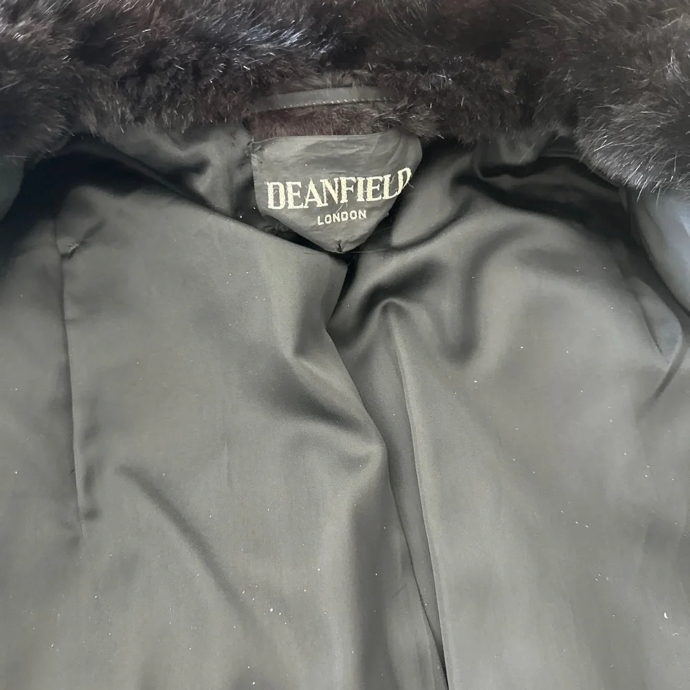 Deanfield full-length vintage Demi Buff fur 100% real Mink Coat - Picture 11 of 11